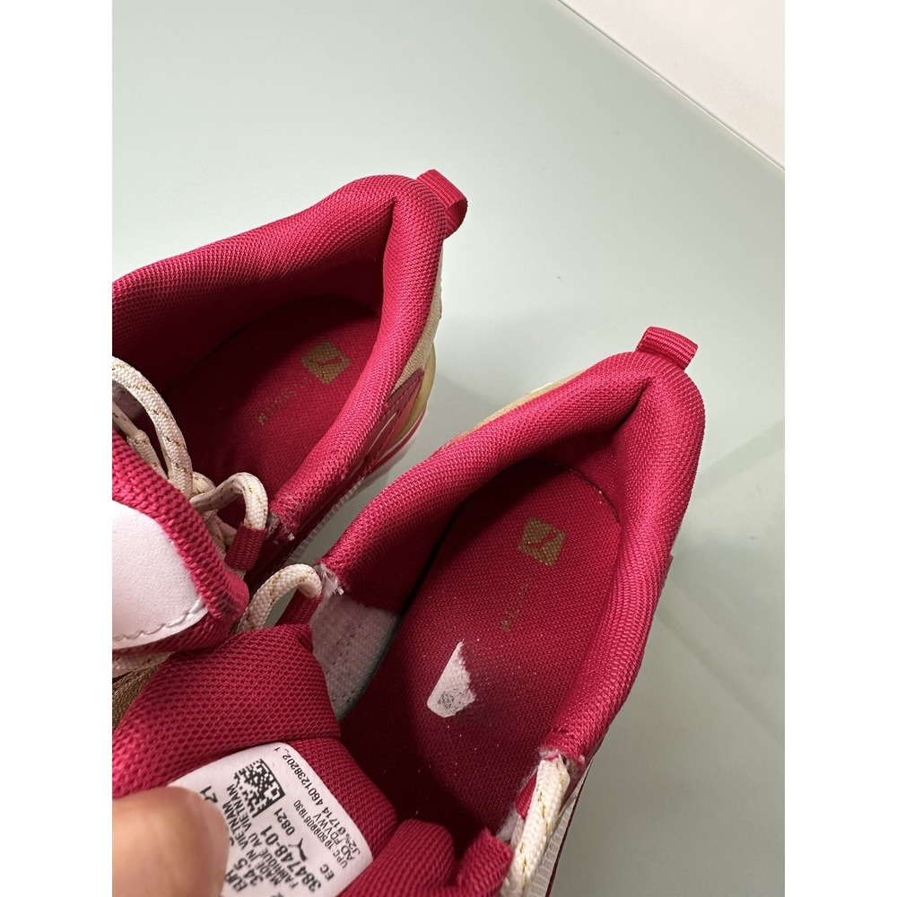 Puma Unisex Kids RS Fast Glitz GS - SZ 3C - Red Gold Athletic Shoes Eur- 34,5 - Picture 8 of 9